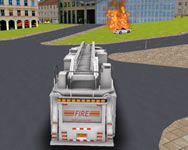 City fire truck rescue