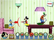internetes - Mickey and Friends in pillow fight